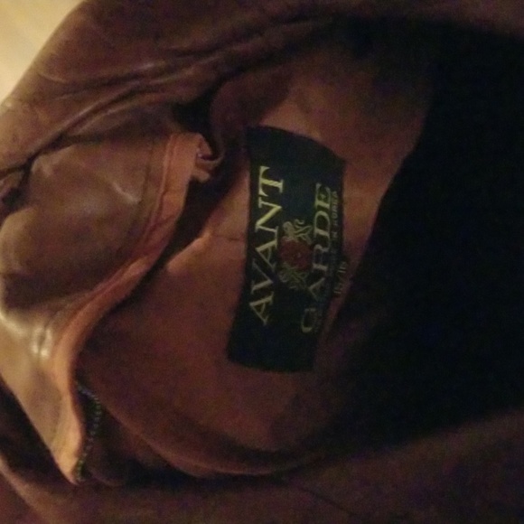 Avant Garde jacket, 100% genuine leather, size 15/16, brown - Picture 9 of 15